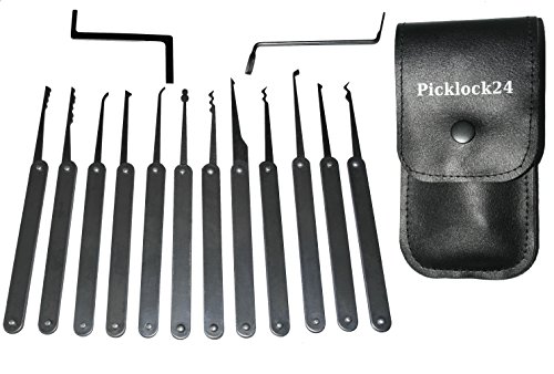 Picklock24 Kit de crochetage acier (12 Picks)